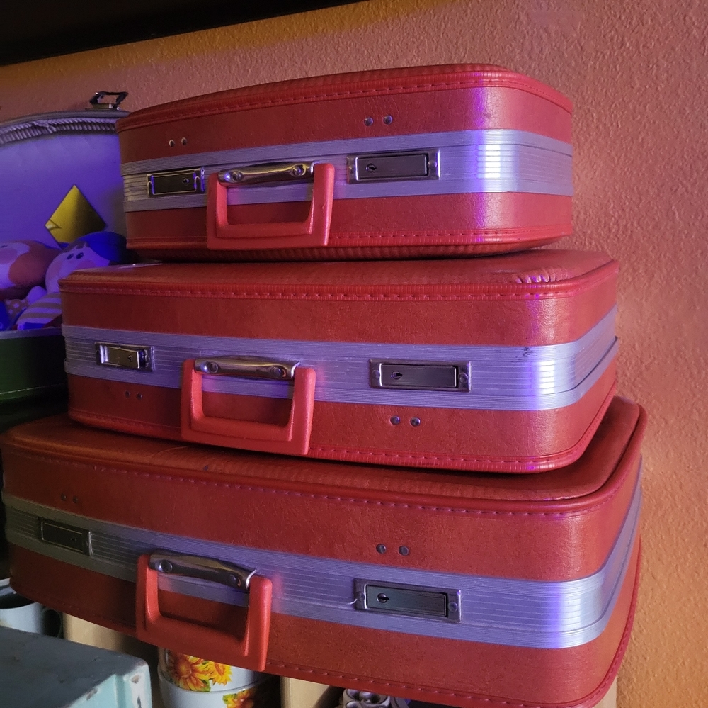 3 Piece VINTAGE luggage set